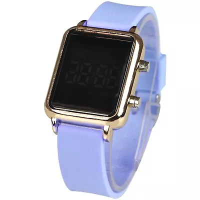 Classic Square Face Women's Men's Digital Multifunction Outdoor Casual Watch • $9.99