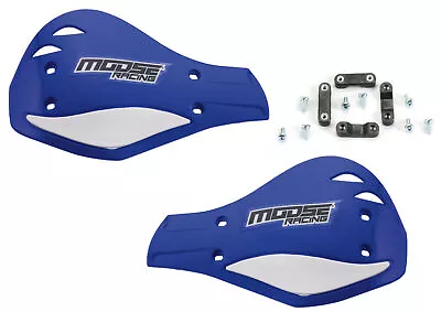 Moose Racing Contour Blue/White Hand Guard Deflectors (0635-0549) • $26.46