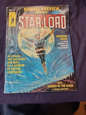 Marvel Preview Presents Star-Lord  #4 1976 Space Opera B &w Magazine 1st App • $40