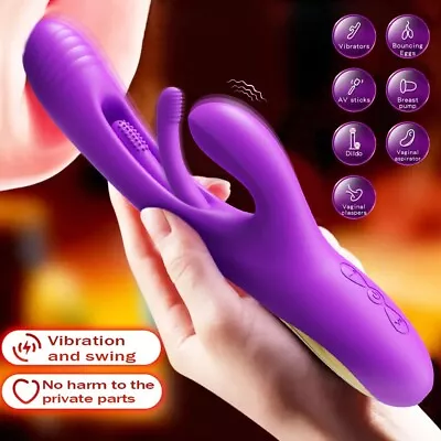 Rechargeable Patting Rabbit Vibrator Dildo G-spot Massager Sex Toy For Women • $19.59