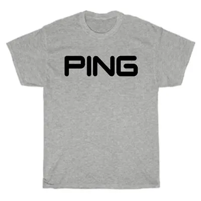 PING Golf Logo Men's Gray T-Shirt Size S To 5XL • $22.94
