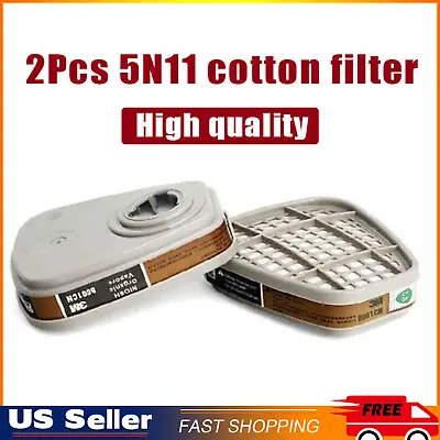 US 6001CN Organic Vapor Respirator Filter Cartridge For 6300 6800 7502 Gas Mask • $8.99