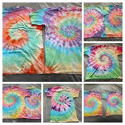 Tie Dye Swirl Rainbow T-Shirt • £7.50