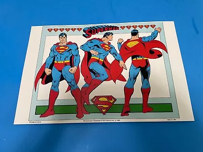 Dc Universe Superman Man Of Steel Style Guide Poster Pin Up New. • $21.99