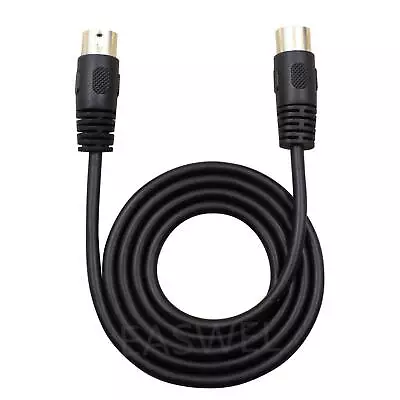 7 Pin Din Male To 7 Pin Din Male Cable • $4.95