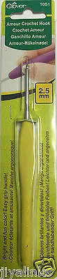 £6.37 • Buy Clover Amour Soft Touch Crochet Hook Coloured All Sizes 0.6mm To 15mm 