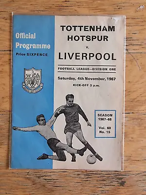 £0.99 • Buy Tottenham Hotspur 1967 Program