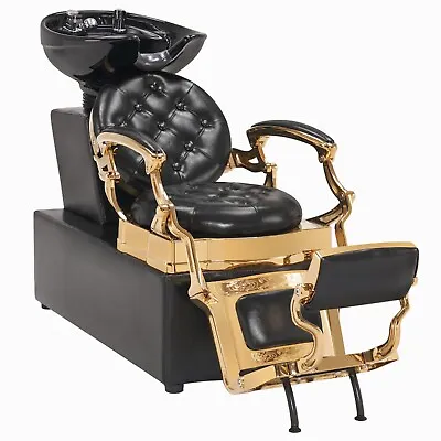 BarberPub Shampoo Barber Vintage Chair Shampoo Bowl Sink Spa Chair For Spa 9010 • $1100.34