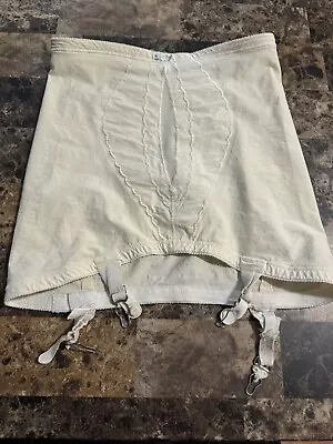 Vintage Playtex I Cant Believe Its A Girdle Open End Girdle!   Tlc Garter Clips • $29.99