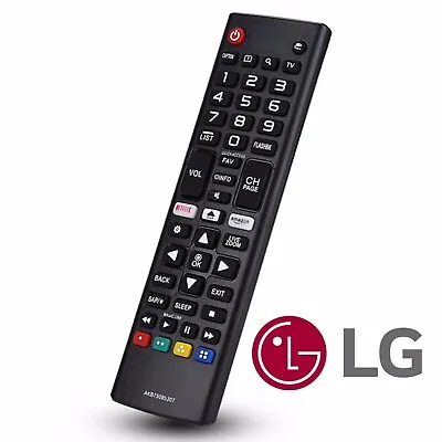 Akb75095308 For Lg Tv Replacement Remote Control  Smart Tv Led 3d Netflix Button • £6.99