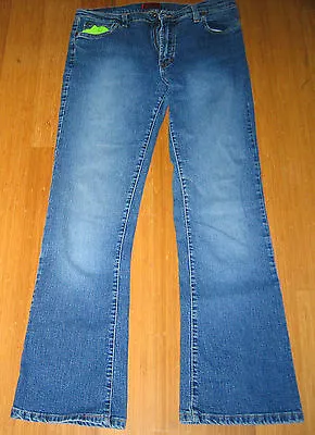 Vitamina Designer Blue Woman's Denim Jeans Size 8 (46) Italy - Preowned • $24.95