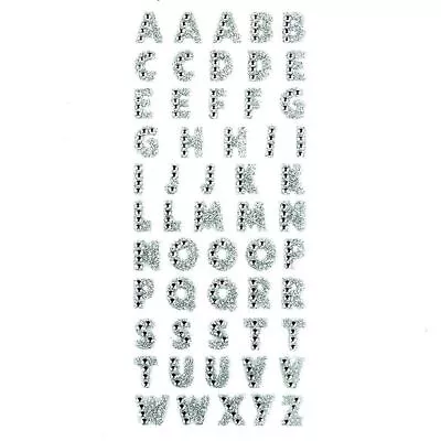 Glitter DIY A-Z Words Self Adhesive Alphabet Letter Decoration Decals Home Wall • $3.43