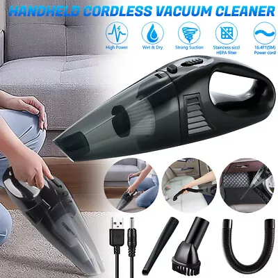 $23.99 • Buy Aspiradora De Mano Para Casa Auto Carro Inalambrica Limpieza Carros Recargable