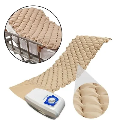 Home Hospital Alternating Pressure Mattress Topper Comfortable Pad Electric Pump • $72.99