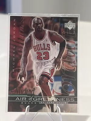 1999-00 Upper Deck Michael Jordan Air Of Greatness #147 Bulls HOF • $1
