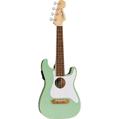 Fender Fullerton Stratocaster Acoustic-Electric Ukulele Surf Green • $219.99