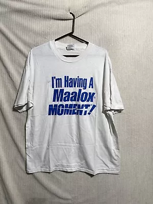 Vtg I'm Having A Maalox Moment T-Shirt Mens XL Hanes 50/50 Upset Stomach 90s USA • $19.98