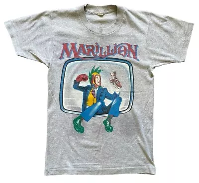 Vintage Band T Shirt Small Marillion Fugazi Tour 1984 Single Stitch • £55