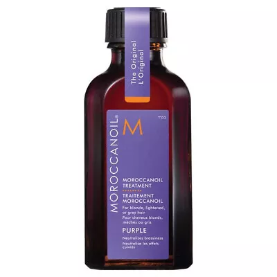 Moroccanoil Oil Treatment Purple For BlondeLightened Gray Hair 1.7 Oz • $42.95