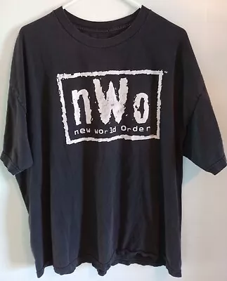 Vintage NWO New World Order Tee Shirt Wrestling WWE WWF Size 2XL Wrestlemania • $29.95