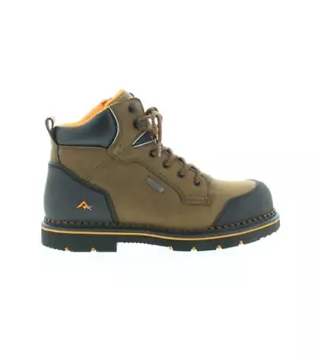 Ridgecut RCT002TS Toughwear Mens Brown Leather Steel Toe Work Boots Size 9 • $71.24