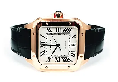 £12495 • Buy CARTIER Santos - WGSA0019 - 2021 - 18ct Rose Gold - Box & Papers - 39.8mm