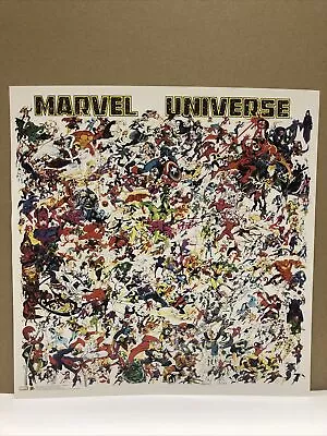Marvel Universe Comic Super Hero Nos Promo Poster Approx. 19” X 19” 2004 • $29.97