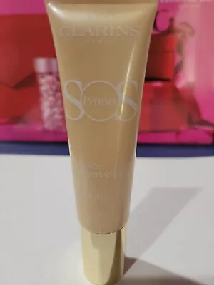 CLARINS SOS Face Primer PEACH 02 Blurs Imperfections 1oz NWOB • $13.63