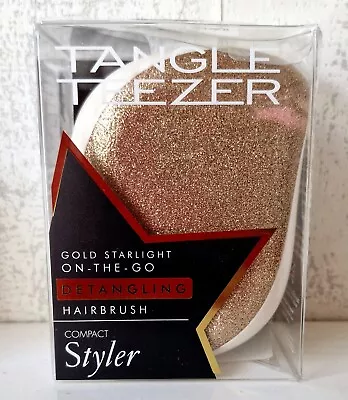 Tangle Teezer Compact Styler In Gold Starlight • £13.50