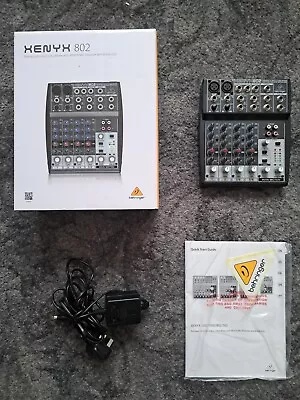 £100 • Buy Behringer 802 XENYX Premium 8-Input 2-Bus Mixer Small Format Mixer