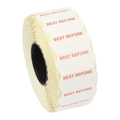 Price Gun Labels CT4 26x12 BestBefore In Red Ink Fits Meto 105/1026  20 Roll • £24