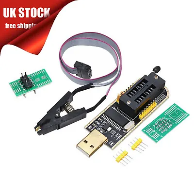 Ch341a Burner Chip Usb Programmer Writer Sop Clip Adapter Eeprom Bios Flash Uk • £10.88