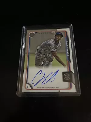 C.J. Edwards 2015 Bowman Inception Auto Baseball Card Cubs • $1.99