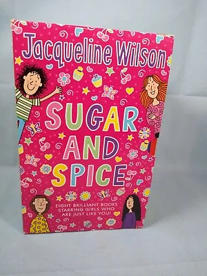 Jacqueline Wilson Sugar And Spice Box Set Good Condition Young Fiction(8 Books) • £10.99