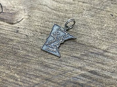 Vintage Wells Sterling Silver Minnesota Gopher State Souvenir Charm • $9.99