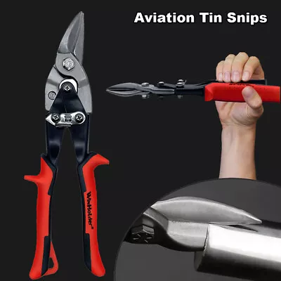 Heavy Duty Aviation Tin Snips Straight Cut Sheet Metal Cutters Shears Scissor • $10.49