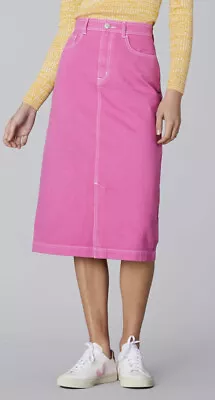 $89 • Buy Brand New! Gorman Georgia Pink Denim Skirt In Size 10