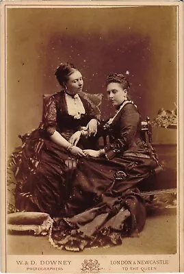 ROYAL Vintage Cabinet Card - Queen Victoria Princess Royal  & PRINCESS BEATRICE • $1.25