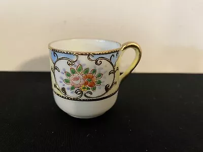 Miniature Gilded China Teacup Made In Occupied Japan • $20