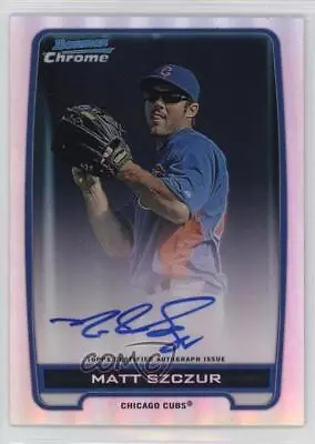 2012 Bowman Chrome Prospects Auto Refractor /500 Matt Szczur #BCA-MS Auto • $6