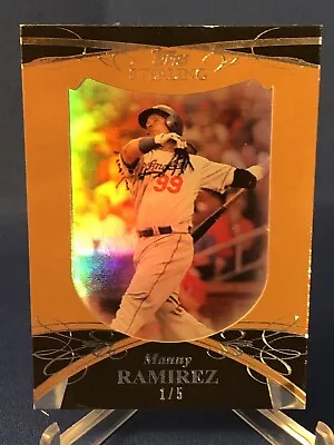2010  Sterling Framed GOLD #28 Manny Ramirez 1/5 • $45