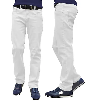 IQONEQ Mens Straight Leg Jeans Regular Jeans Denim Trouser Pants UK Waist Sizes • $18.66