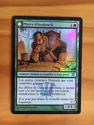 MTG Innistrad Release Promos Mayor Of Avabruck Howlpack Alpha French FOIL SP • $4.69