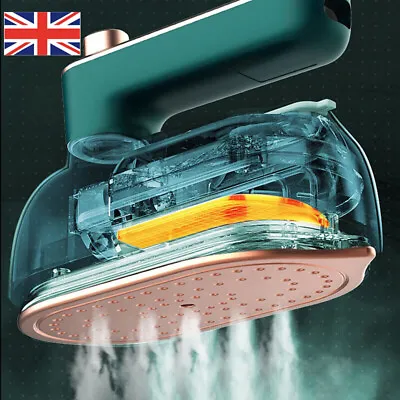 Portable Steam Iron Garment Steamer Handheld Mini Home Clothes Ironing Travel UK • £11.44