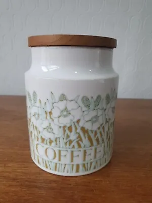 Vintage Hornsea Fleur Storage COFFEE Jar Large Size In Lovely Condition  • £12.99