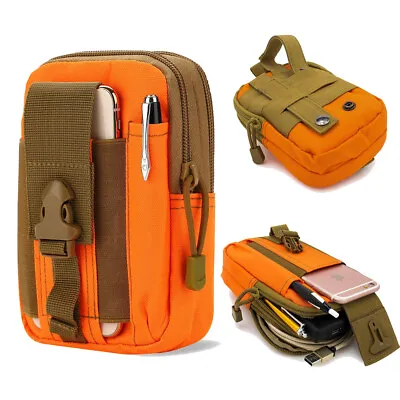 Tactical Molle Pouch EDC Utility Pouch Small Belt Waist Pack Nylon Phone Holster • $6.99