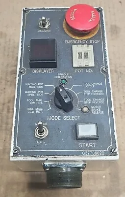 Daewoo C37706022 Fanuc Teach Pendant CNC Remote Spindle Tool Changer. • $99.99