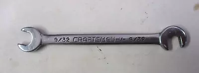 Craftsman -V- Open End 9/32 SAE Chrome Wrench Miniature Mini Micro Midget Vtg • $10.50