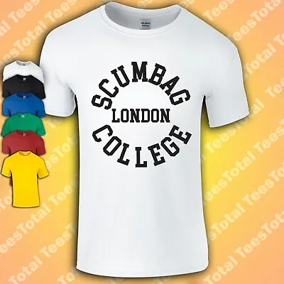 Scumbag College T-Shirt | Young Ones | Rik | Vyvyan | Neil | Mike | University • £15.29