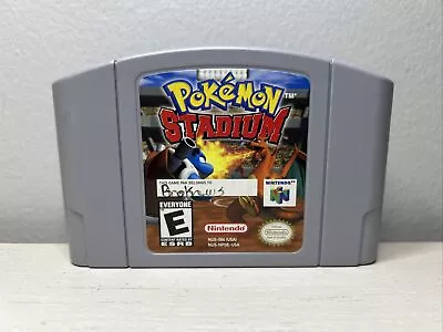 Pokemon Stadium N64 (Nintendo 64 2000) Cartridge Only - Authentic Tested Works • $27.99